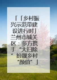 「乡村振兴示范带建设进行时」兰州市城关区：多方携手“大扫除”扮靓乡村“颜值”