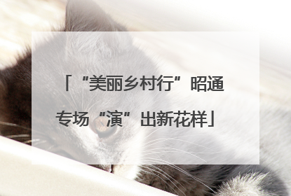 “美丽乡村行”昭通专场“演”出新花样