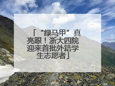 “绿马甲”真亮眼！浙大四院迎来首批外籍学生志愿者