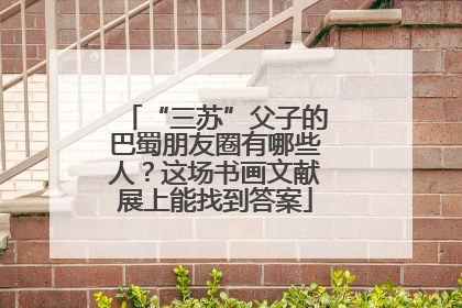 “三苏”父子的巴蜀朋友圈有哪些人？这场书画文献展上能找到答案