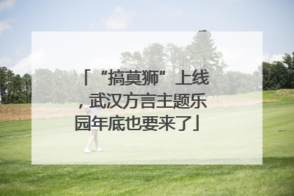 “搞莫狮”上线，武汉方言主题乐园年底也要来了