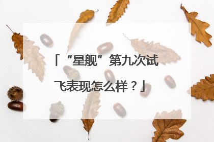 “星舰”第九次试飞表现怎么样？