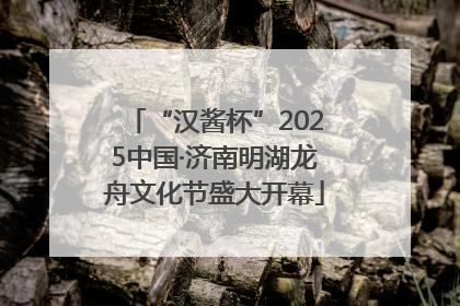 “汉酱杯”2025中国·济南明湖龙舟文化节盛大开幕