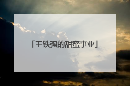 王铁强的甜蜜事业