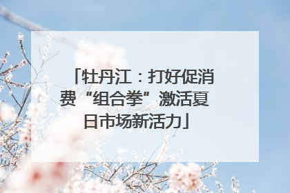 牡丹江：打好促消费“组合拳”激活夏日市场新活力