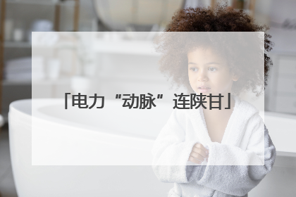 电力“动脉”连陕甘