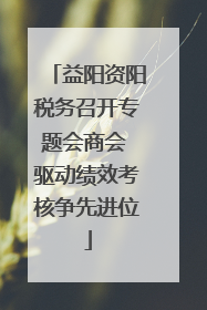 益阳资阳税务召开专题会商会 驱动绩效考核争先进位