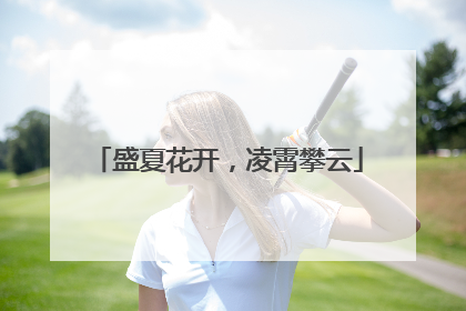 盛夏花开，凌霄攀云