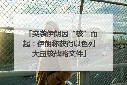 突袭伊朗因“核”而起：伊朗称获得以色列大量核战略文件