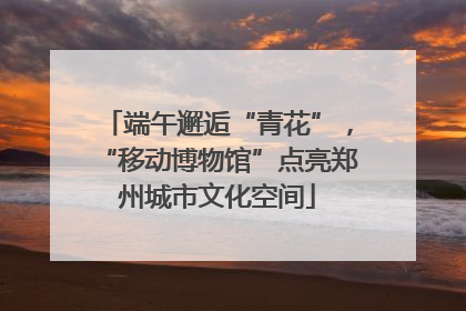 端午邂逅“青花”，“移动博物馆”点亮郑州城市文化空间