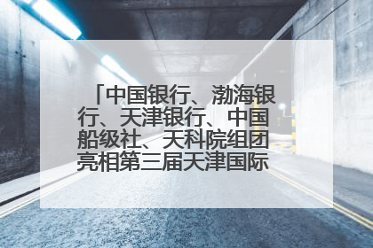 中国银行、渤海银行、天津银行、中国船级社、天科院组团亮相第三届天津国际航运展 输出航运服务“中国方案”