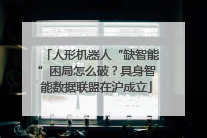 人形机器人“缺智能”困局怎么破？具身智能数据联盟在沪成立