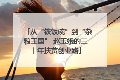 从“铁饭碗”到“杂粮王国” 赵玉娥的三十年扶贫创业路