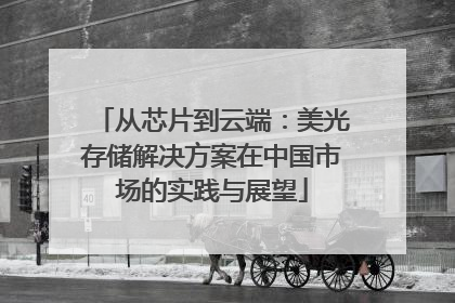 从芯片到云端：美光存储解决方案在中国市场的实践与展望