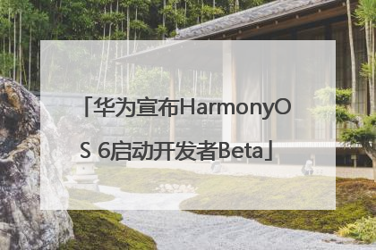 华为宣布HarmonyOS 6启动开发者Beta