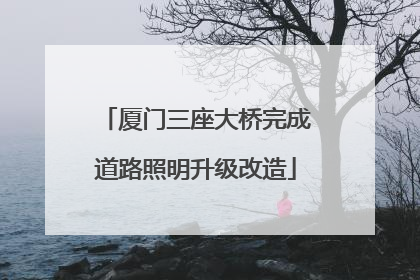 厦门三座大桥完成道路照明升级改造