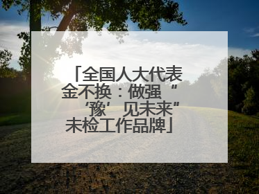 全国人大代表金不换：做强“‘豫’见未来”未检工作品牌