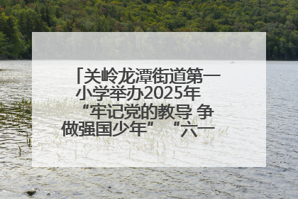 关岭龙潭街道第一小学举办2025年“牢记党的教导 争做强国少年”“六一”文艺汇演活动