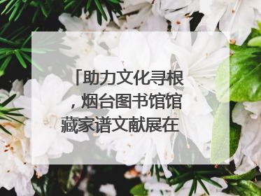 助力文化寻根，烟台图书馆馆藏家谱文献展在大连举办