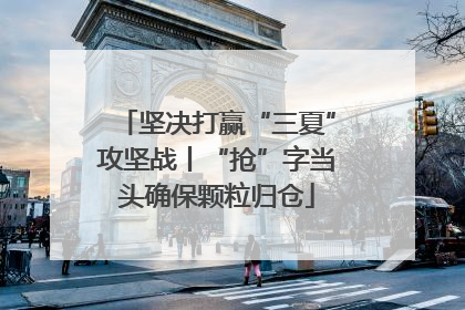 坚决打赢“三夏”攻坚战丨“抢”字当头确保颗粒归仓