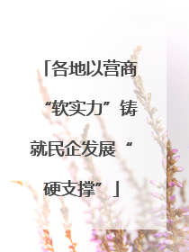 各地以营商“软实力”铸就民企发展“硬支撑”
