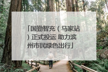 国勤智充（马家站）正式投运 助力滨州市民绿色出行