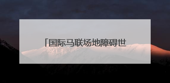 国际马联场地障碍世界杯中国联赛武汉站在武汉经开区开赛