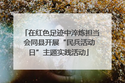 在红色足迹中淬炼担当 会同县开展“民兵活动日”主题实践活动