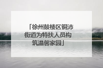 徐州鼓楼区铜沛街道为特扶人员构筑温馨家园
