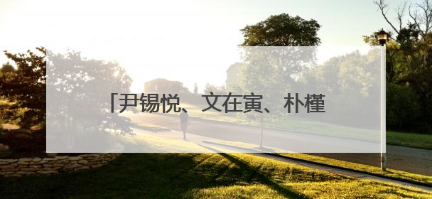 尹锡悦、文在寅、朴槿惠、李明博，纷纷出面