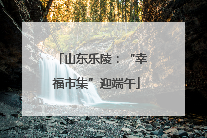 山东乐陵：“幸福市集”迎端午