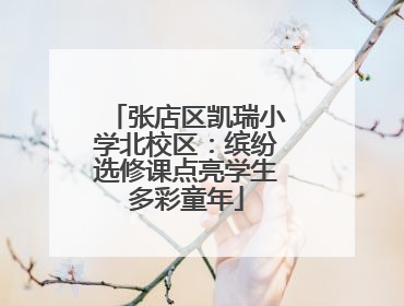张店区凯瑞小学北校区：缤纷选修课点亮学生多彩童年
