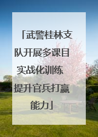 武警桂林支队开展多课目实战化训练 提升官兵打赢能力