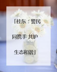 桂东：警民同携手 共护生态和谐