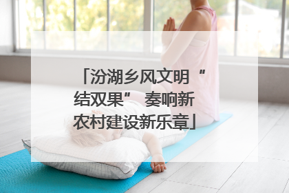 汾湖乡风文明“结双果” 奏响新农村建设新乐章