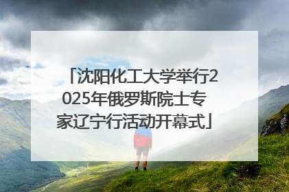 沈阳化工大学举行2025年俄罗斯院士专家辽宁行活动开幕式