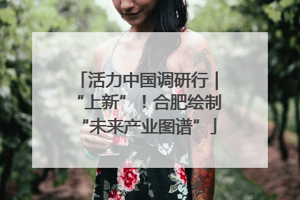 活力中国调研行｜“上新”！合肥绘制“未来产业图谱”