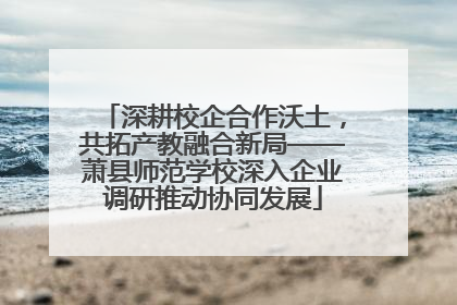 深耕校企合作沃土，共拓产教融合新局——萧县师范学校深入企业调研推动协同发展