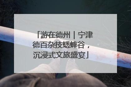 游在德州｜宁津德百杂技蟋蟀谷，沉浸式文旅盛宴