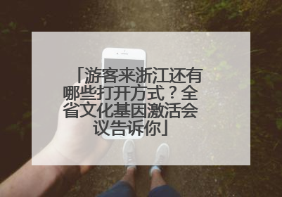 游客来浙江还有哪些打开方式？全省文化基因激活会议告诉你