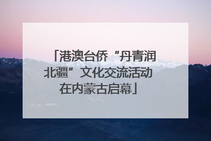 港澳台侨“丹青润北疆”文化交流活动在内蒙古启幕