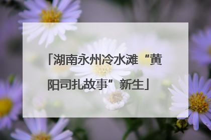 湖南永州冷水滩“黄阳司扎故事”新生