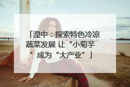 湟中：探索特色冷凉蔬菜发展 让“小菊芋”成为“大产业”