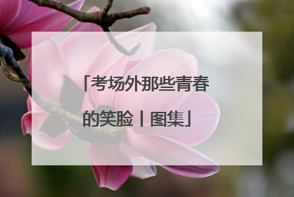 考场外那些青春的笑脸丨图集