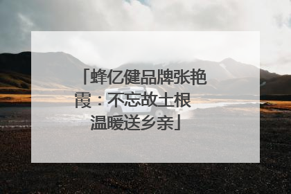 蜂亿健品牌张艳霞：不忘故土根 温暖送乡亲