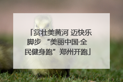 赏壮美黄河 迈快乐脚步 “美丽中国·全民健身跑”郑州开跑