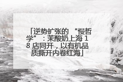 逆势扩张的 “慢哲学”：茉酸奶上海 18 店同开，以有机品质撕开内卷红海
