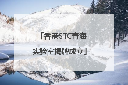 香港STC青海实验室揭牌成立