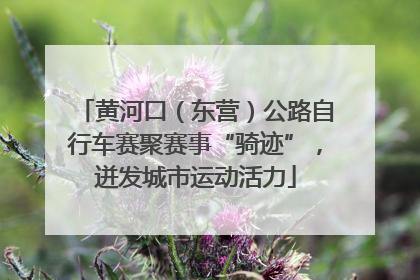 黄河口（东营）公路自行车赛聚赛事“骑迹”，迸发城市运动活力