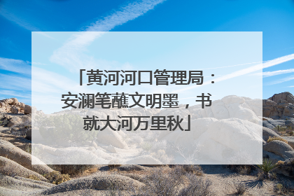 黄河河口管理局：安澜笔蘸文明墨，书就大河万里秋